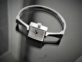 Vintage design silver watch SIROKORU, serviced