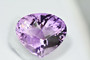 Ametisti sydän 37 ct harvinaisuus, erikoinen hionta