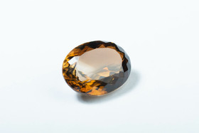 Imperial topaasi 16 mm / 12,8 ct bicolor ovaali