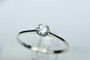Vintage white gold diamond ring 