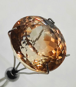 Imperial topaasi 13 mm / 11 ct multicolor ovaali