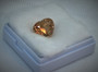 Imperial topaz , loistavan säkenöivä sydän hionta 8,8ct / 13,4mm