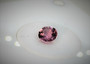 pinkin punainen SAFIIRI 5,8 mm / 1 ct harvinainen sävy , kuvallisella aitoustodistuksella