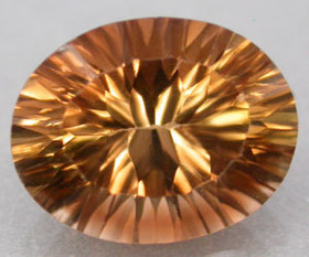 Brasilialainen Imperial topaz 10 mm / 2,9 ct ovaali