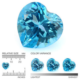 topaz 8mm heart