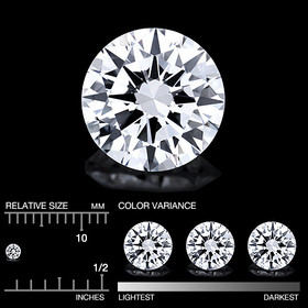 Timantti 2,5 mm / 0,06 ct pyöreä