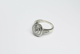 Vintage white gold diamond ring 