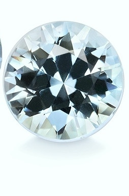 Akvamariini 5 mm / 0,4 ct pyöreä