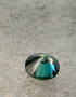 Moissaniitti 6 mm / 0,7 ct harvinaisempi sinertävän  vihreä sävy