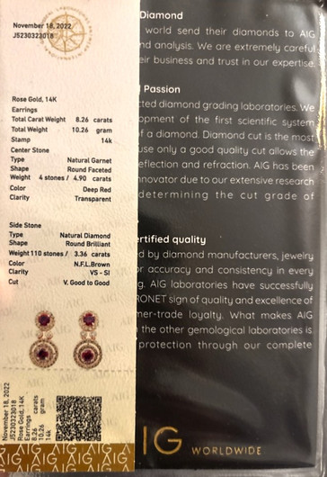 Vintage golden diamond  / gemstone  earrings