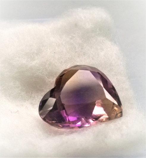 Ametriini 16 x 14 mm / 9 ct sydän