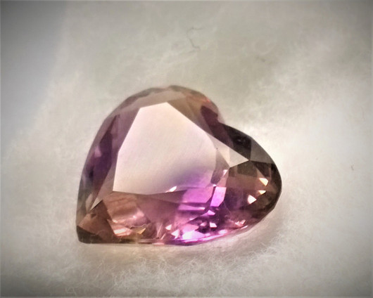 Ametriini 16 x 14 mm / 9 ct sydän