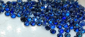 blue Sapphire 3,2 mm / 0,1 ct round