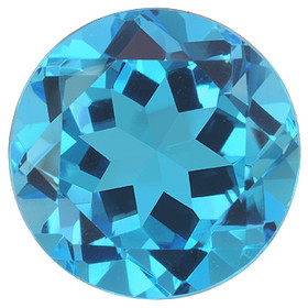 Topaasi swiss blue 12 mm / 6,8 ct pyöreä
