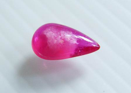 Rubiini 13ct / pisara bicolour