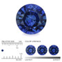 Sapphire VVS 1,9 mm / 0,03 ct round