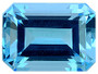 Topaz 8 x 6 mm / 1,8 ct emerald cut
