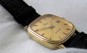 kultainen Omega Seamaster harvinaisuus