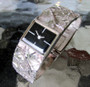 Vintage unique silver watch / bracelet designed by Matti Hyvärinen, made in Finland