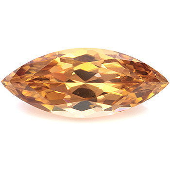 Zircon 13mm markiisi konjakin ruskea, kuvallisella laatutodistuksella