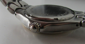 Ebel teräs / kulta huollettuna, alkuperäsiellä hihnalla