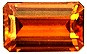 Zircon, oranssin ruskea 0,9 ct smaragdi hionta