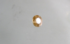 Zircon 3,9 mm / 0,3 ct pyöreä