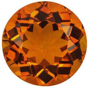 Brasilialainen citriini VVS 9 mm / 2,5 ct pyöreä