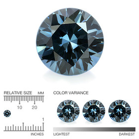 Spinel VVS 4,9 mm / 0,5 ct round 