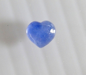 Sodalite 0,3 ct heart