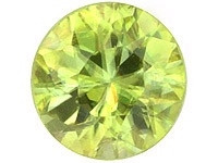 Titaniitti bicolor 4 mm / 0,12 ct round