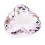 Morganiitti 7 x 8 mm / 1 ct sydän hiottu, kuvallisella aitoustodistuksella