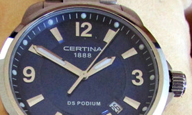 Big size Certina DS Podium ,teräksinen käyttökello