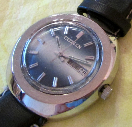 Citizen vintage  teräs automaatti, hyvässä kunnossa