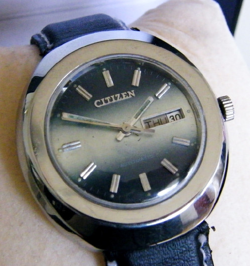 Citizen vintage  teräs automaatti, hyvässä kunnossa