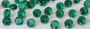 Emerald  ( synt. ) round 3mm / price for 3pcs