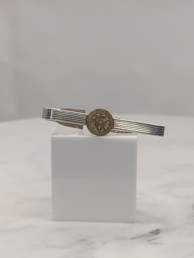 Vintage silver tie pin and cufflinks set