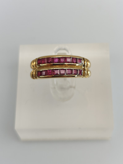 Vintage Ruby gold ring  