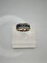 Vintage sapphire ring with diamonds