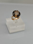 Vintage Quartz gold ring  