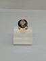Vintage Quartz gold ring  