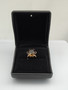 Vintage Quartz gold ring  