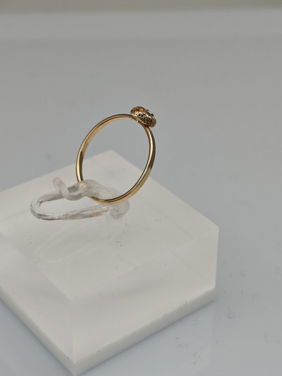 Vintage diamond gold ring  