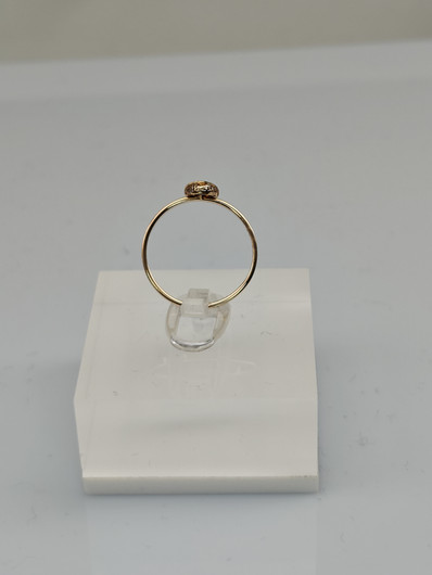 Vintage diamond gold ring  