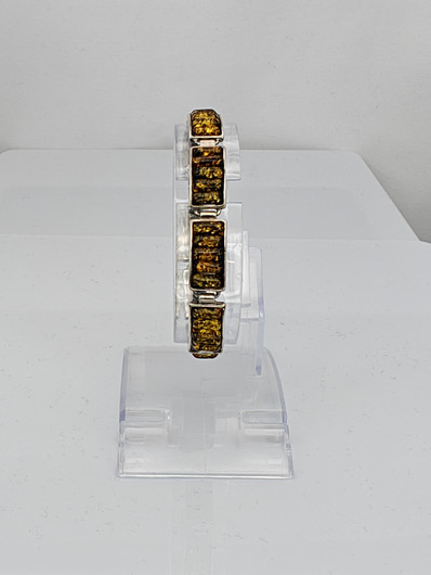 Baltic Amber silver bracelet 