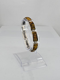 Baltic Amber silver bracelet 
