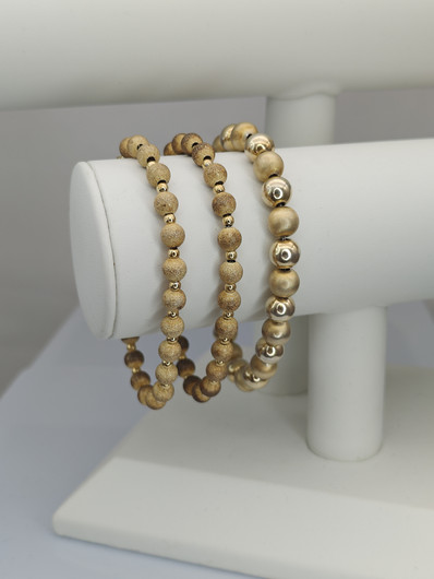 Vintage silver bracelet set