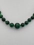 Vintage malakiitti kaulakoru