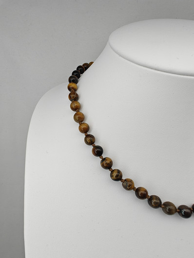 Vintage tiger eye necklace