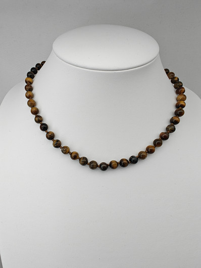 Vintage tiger eye necklace